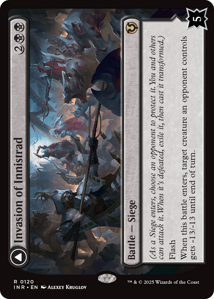 Invasion of Innistrad // Deluge of the Dead (INR-120) - Innistrad Remastered: (enchantment)