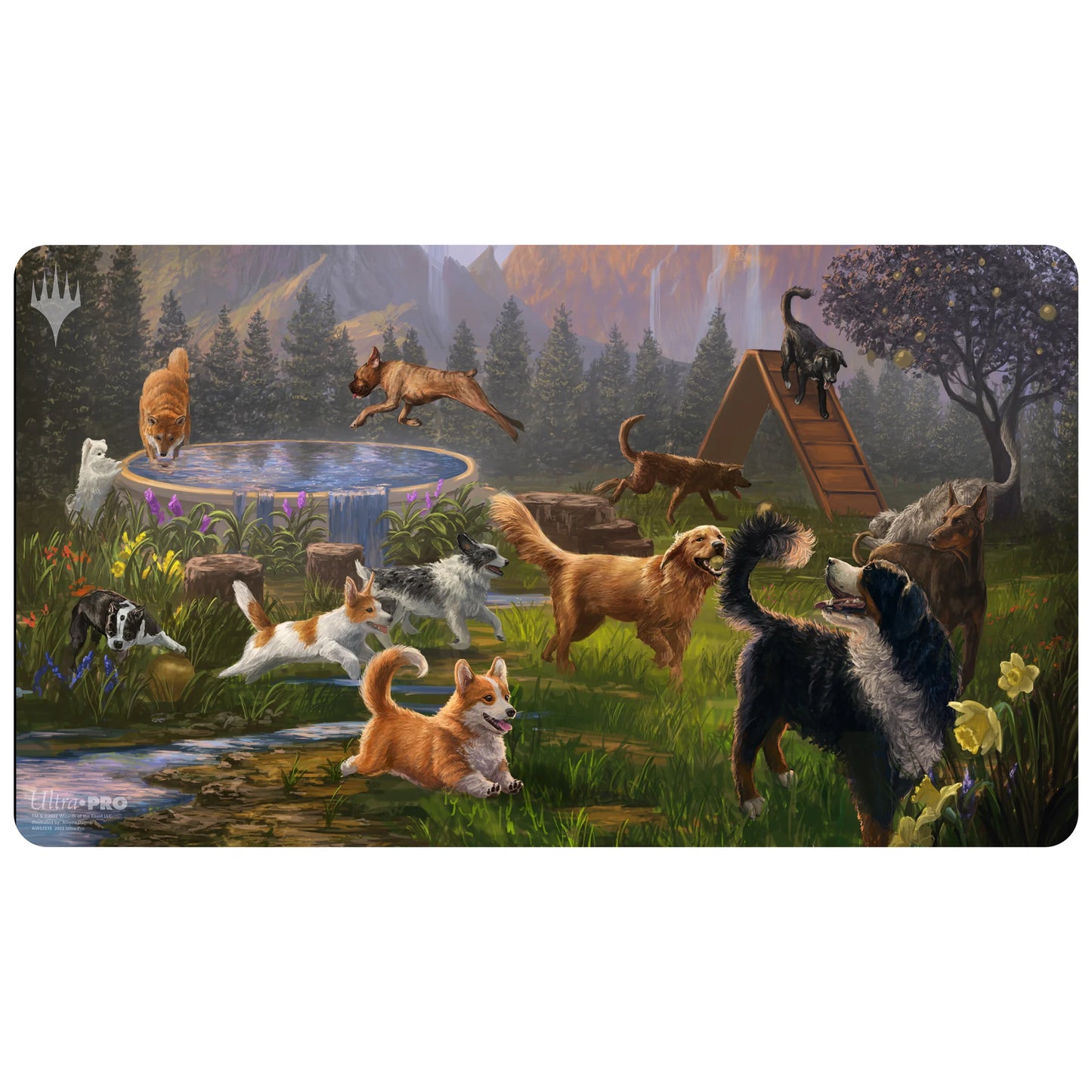 Dog Park Mountain Playmat - Signed