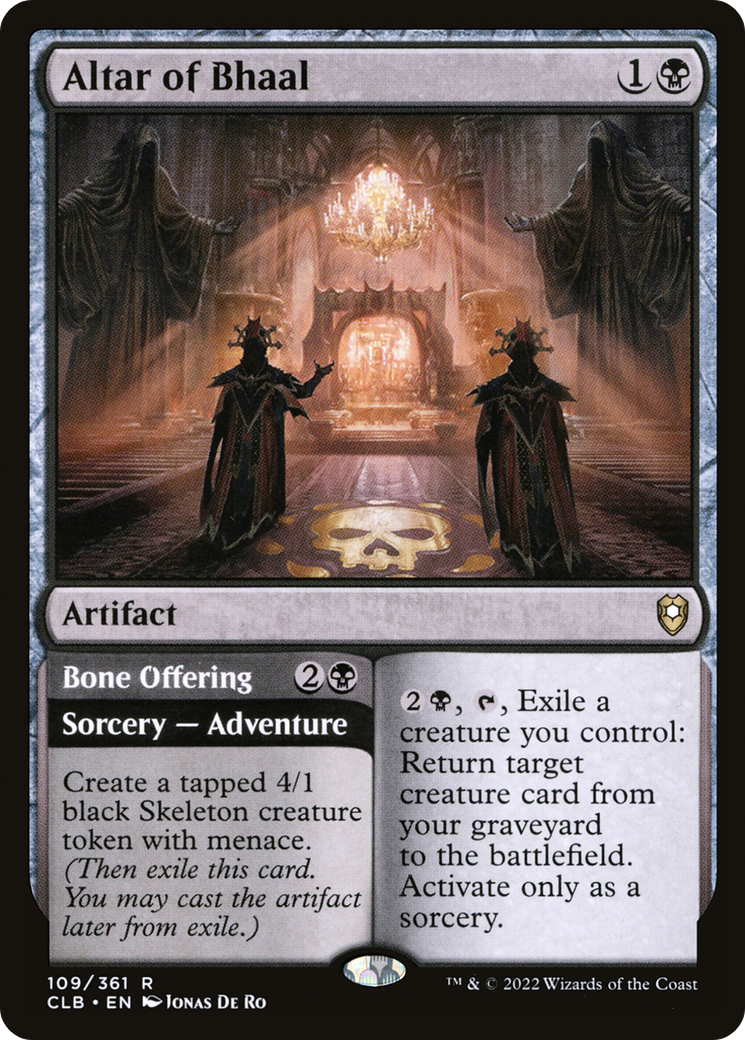 Altar of Bhaal (CLB-109) - Commander Legends: Battle for Baldur's Gate