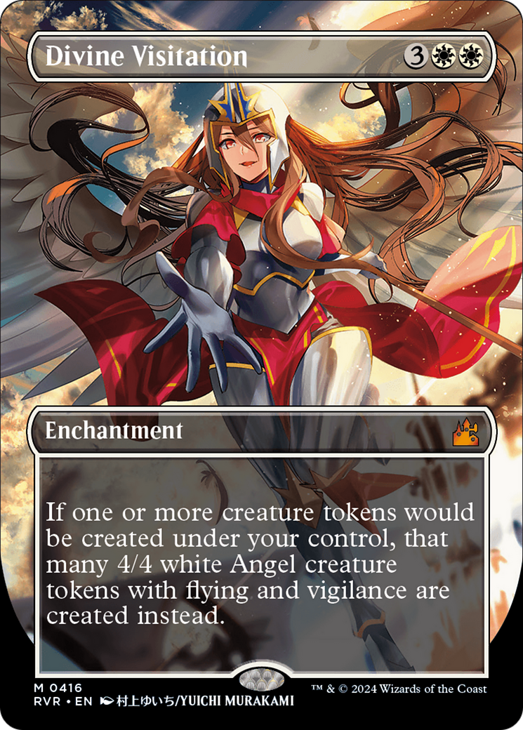 Divine Visitation (Anime Borderless) (RVR-416) - Ravnica Remastered (Borderless) Foil