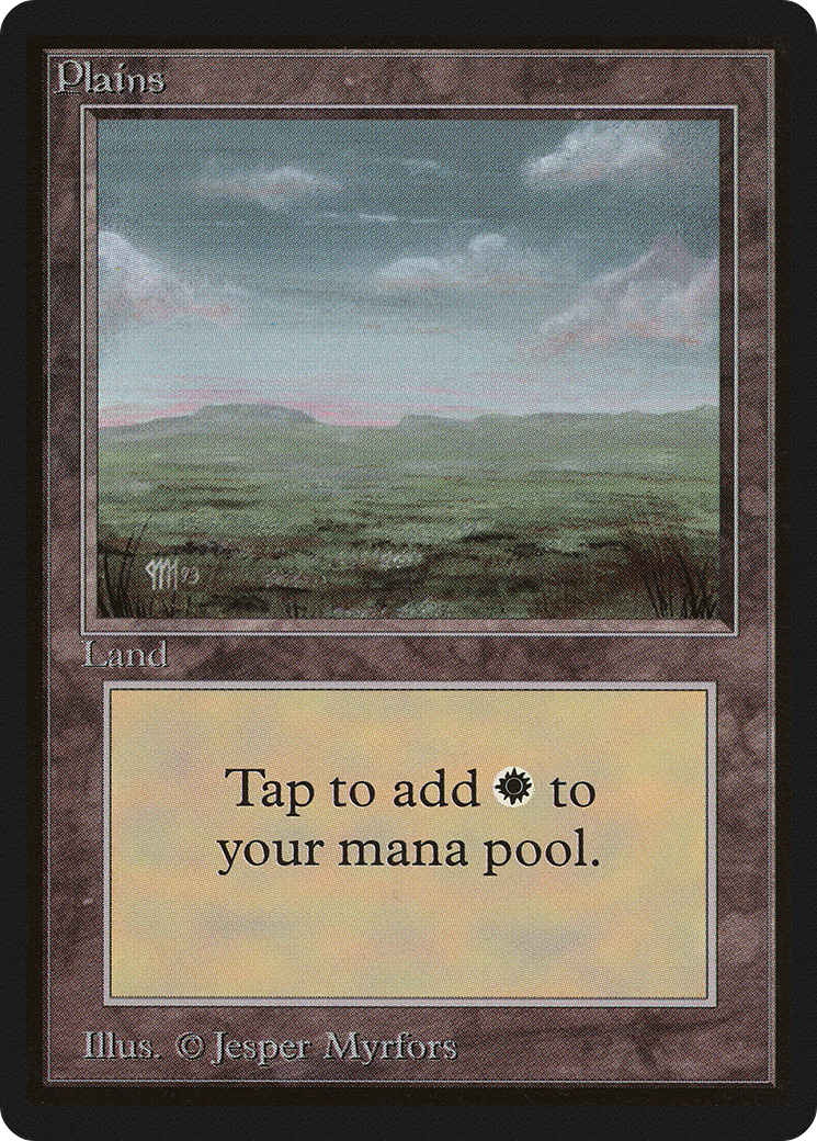 Plains (C) (LEB-290) - Limited Edition Beta