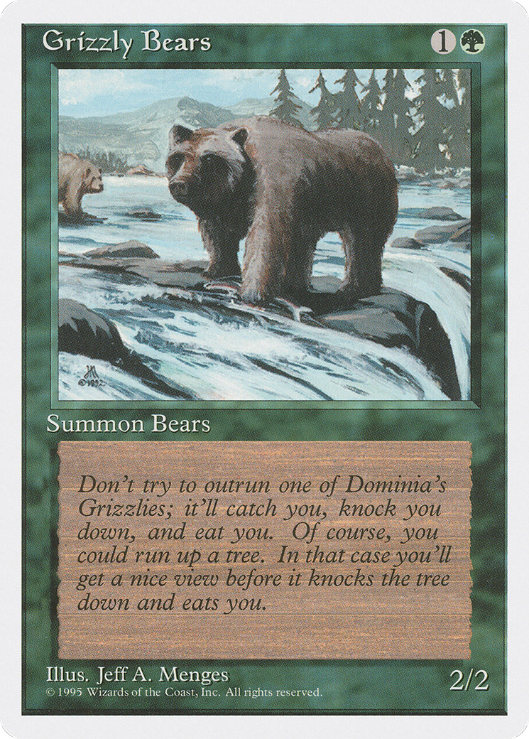 Grizzly Bears (4ED-250) - Fourth Edition