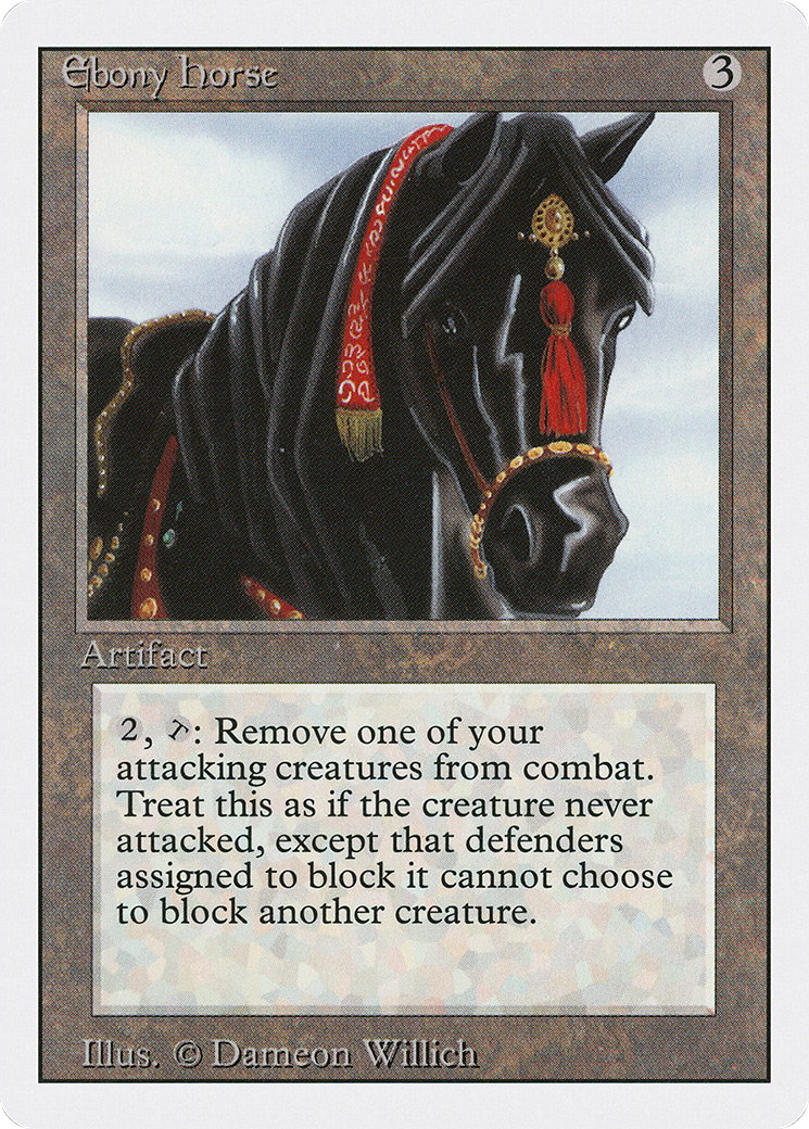 Ebony Horse (3ED-247) - Revised Edition