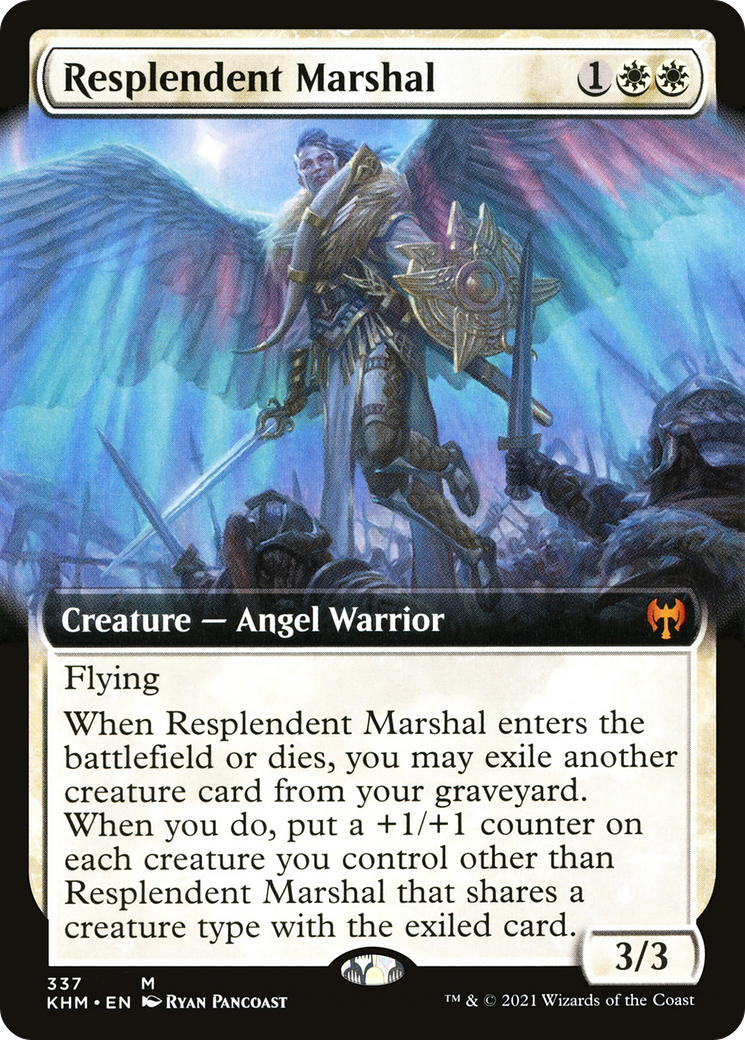 Resplendent Marshal (Extended Art) (KHM-337) - Kaldheim: (Extended Art) Foil