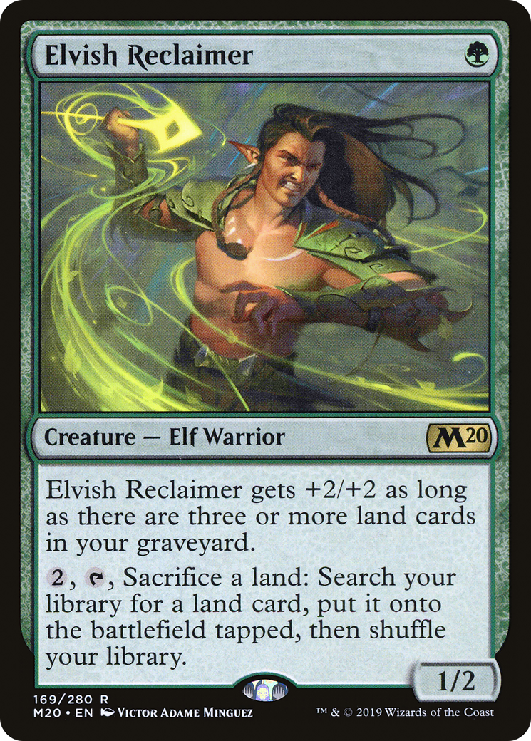 Elvish Reclaimer (M20-169) - Core Set 2020