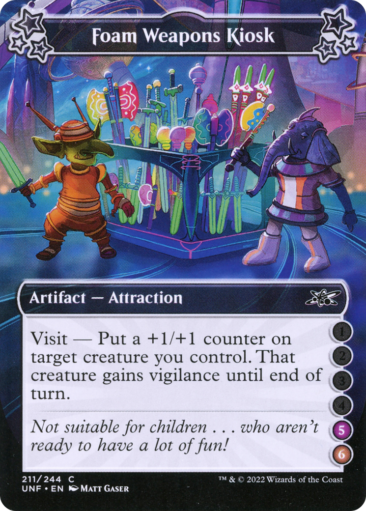 Foam Weapons Kiosk (5-6) (UNF-211D) - Unfinity Foil