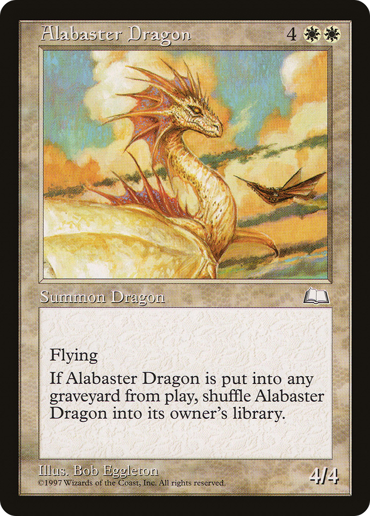 Alabaster Dragon (WTH-2) - Weatherlight