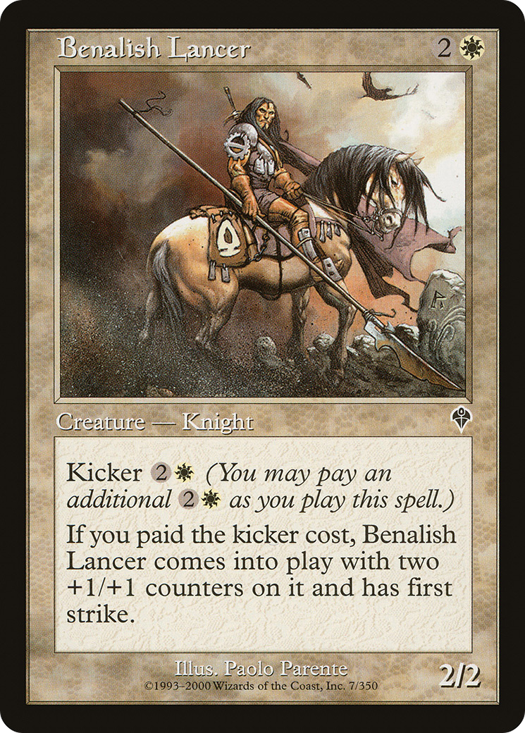 Benalish Lancer (INV-007) - Invasion