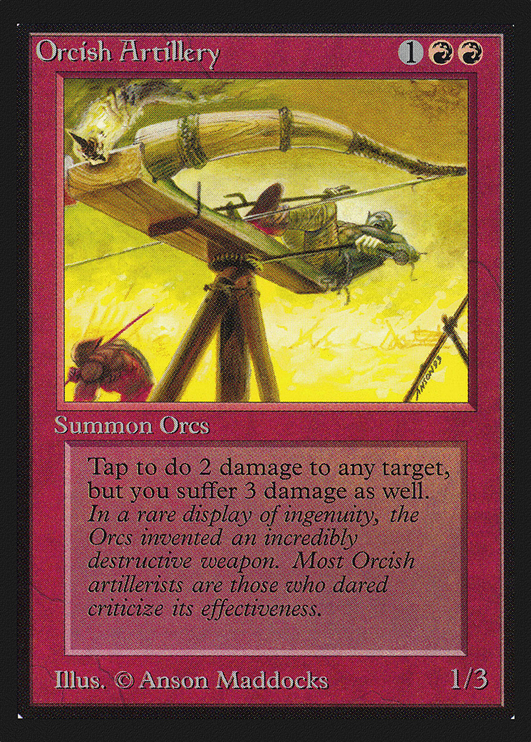 Orcish Artillery (CE) (CED-166) - Collectors' Edition