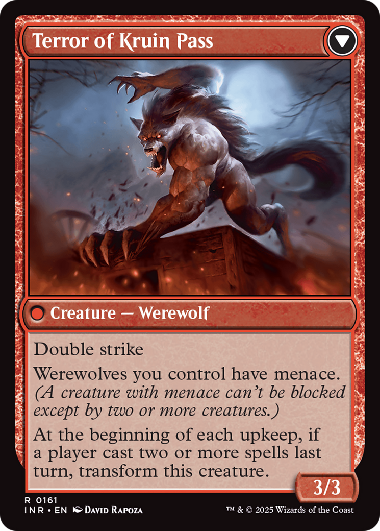 Kruin Outlaw // Terror of Kruin Pass (INR-161) - Innistrad Remastered