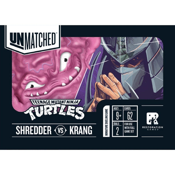 Unmatched Adventures: Teenage Mutant Ninja Turtles - Shredder vs. Krang “Hero” Decks