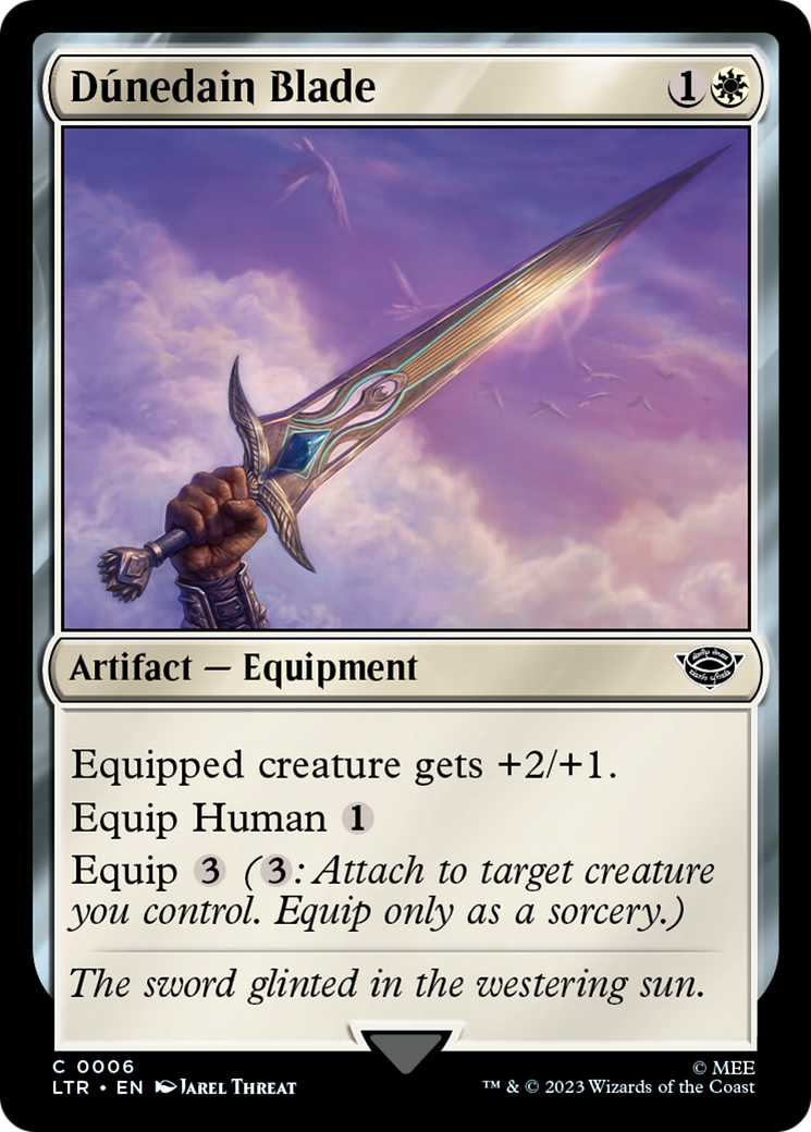 Dunedain Blade (LTR-006) - The Lord of the Rings: Tales of Middle-earth Foil
