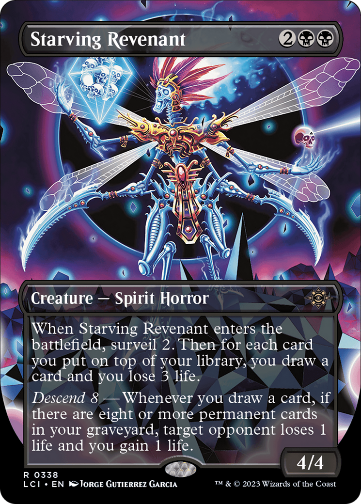 Starving Revenant (Borderless) (LCI-338) - The Lost Caverns of Ixalan (Borderless) Foil