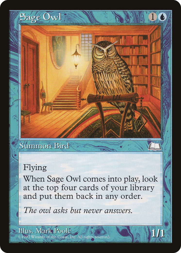 Sage Owl (WTH-52) - Weatherlight