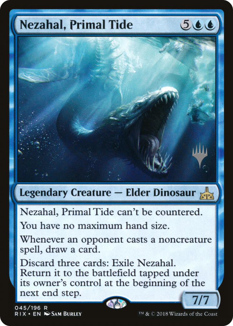 Nezahal, Primal Tide (PPM20-45P) - Rivals of Ixalan Promos Foil
