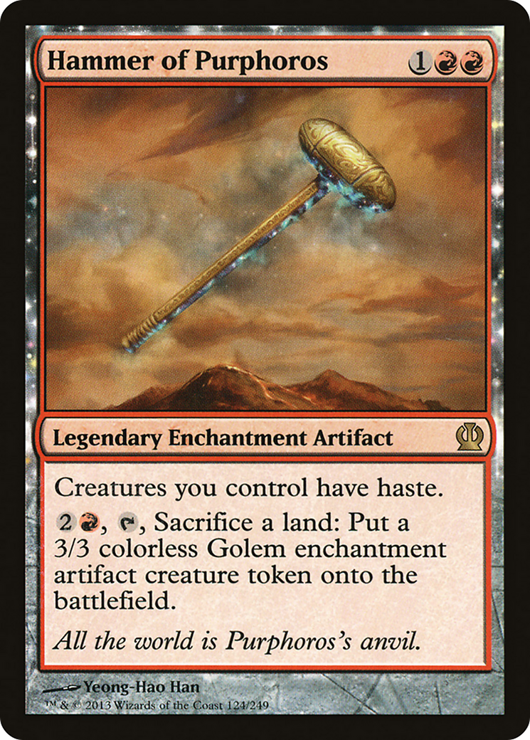 Hammer of Purphoros (THS-124) - Theros Foil