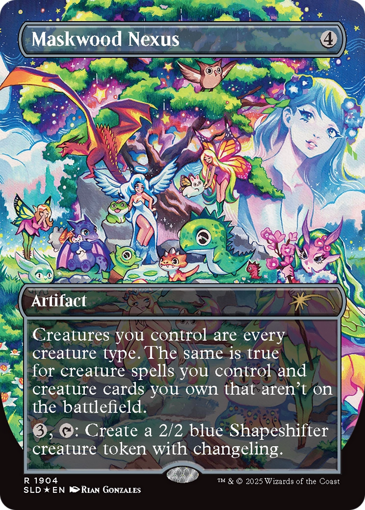 Maskwood Nexus (SLD-1904) - Secret Lair Drop (Borderless) Foil
