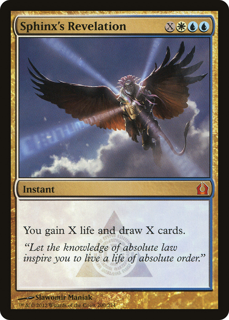 Sphinx's Revelation (RTR-200) - Return to Ravnica Foil