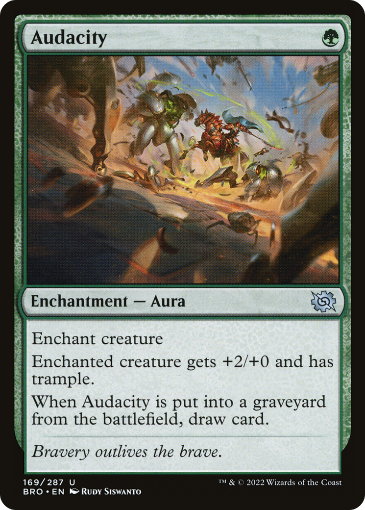 Audacity (BRO-169) - The Brothers' War Foil