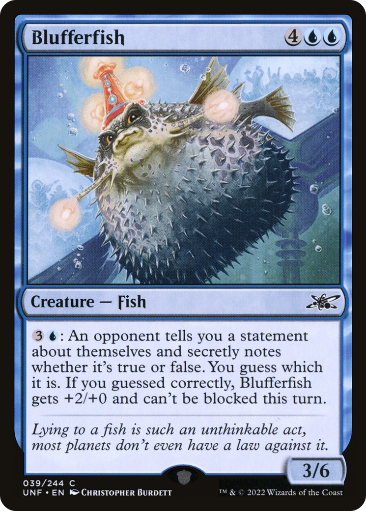 Blufferfish (UNF-039) - Unfinity