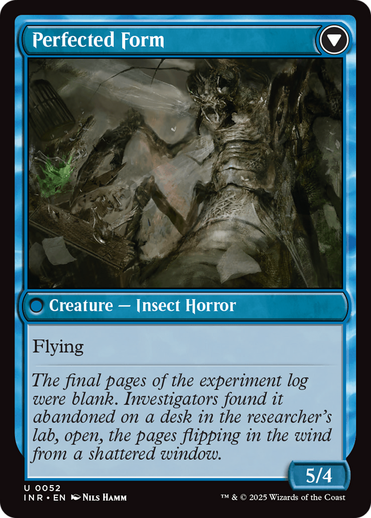 Aberrant Researcher // Perfected Form (INR-454) - Innistrad Remastered Foil