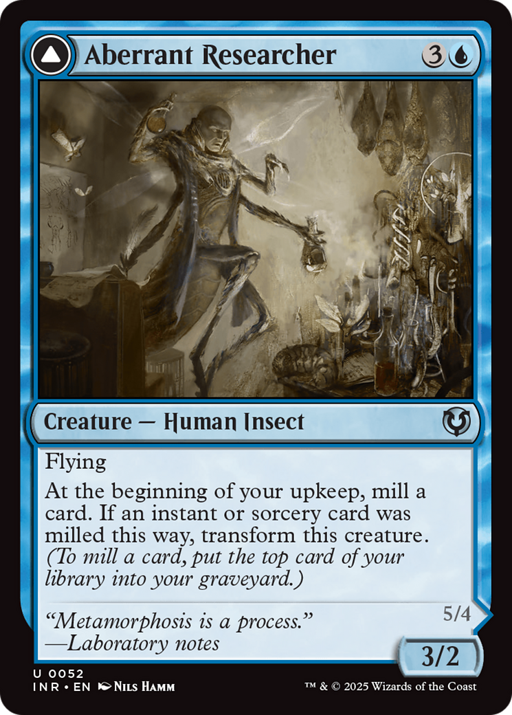 Aberrant Researcher // Perfected Form (INR-454) - Innistrad Remastered Foil