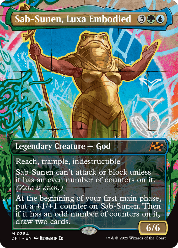 Sab-Sunen, Luxa Embodied (DFT-354) - Aetherdrift (Borderless) Foil