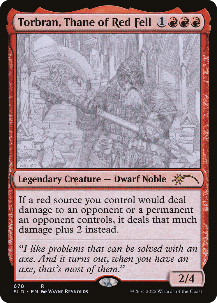 Torbran, Thane of Red Fell (678) (SLD-678) - Secret Lair Drop