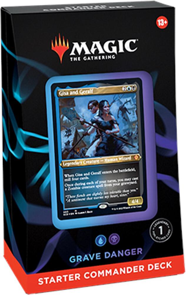 Magic the Gathering - Grave Danger (Blue-Black) Commander Starter Deck