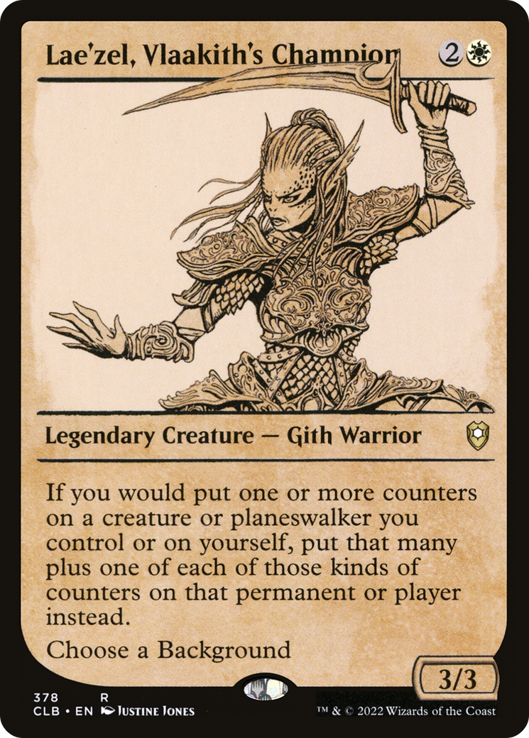 Lae'zel, Vlaakith's Champion (Showcase) (CLB-378) - Commander Legends: Battle for Baldur's Gate: (Showcase)