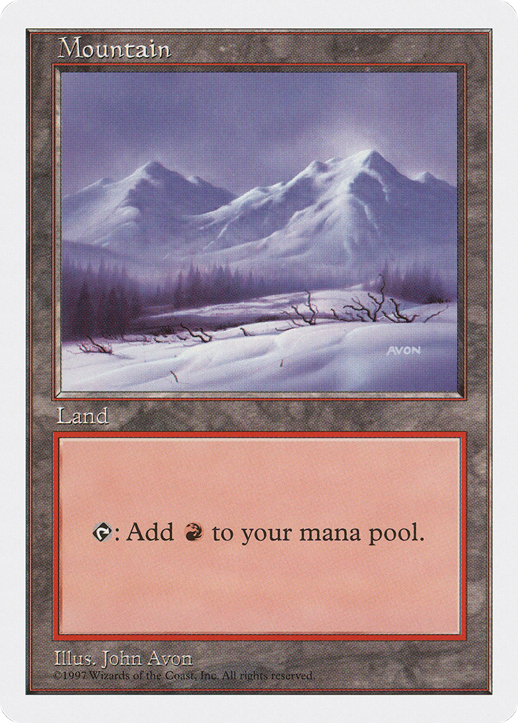 Mountain (442) (5ED-442) - Fifth Edition