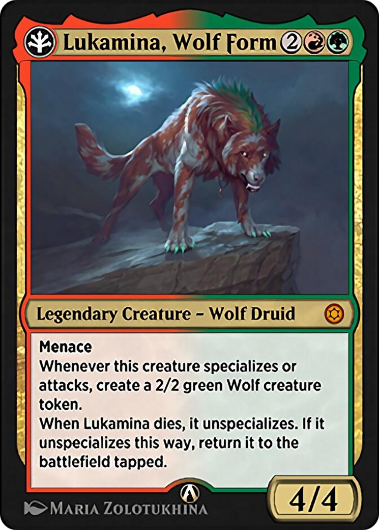 Lukamina, Wolf Form (HBG-17r) - Alchemy Horizons: Baldur's Gate