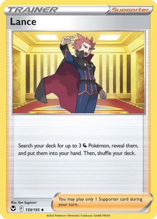 Lance 159/195  - Reverse Holofoil SWSH12 Silver Tempest - Uncommon