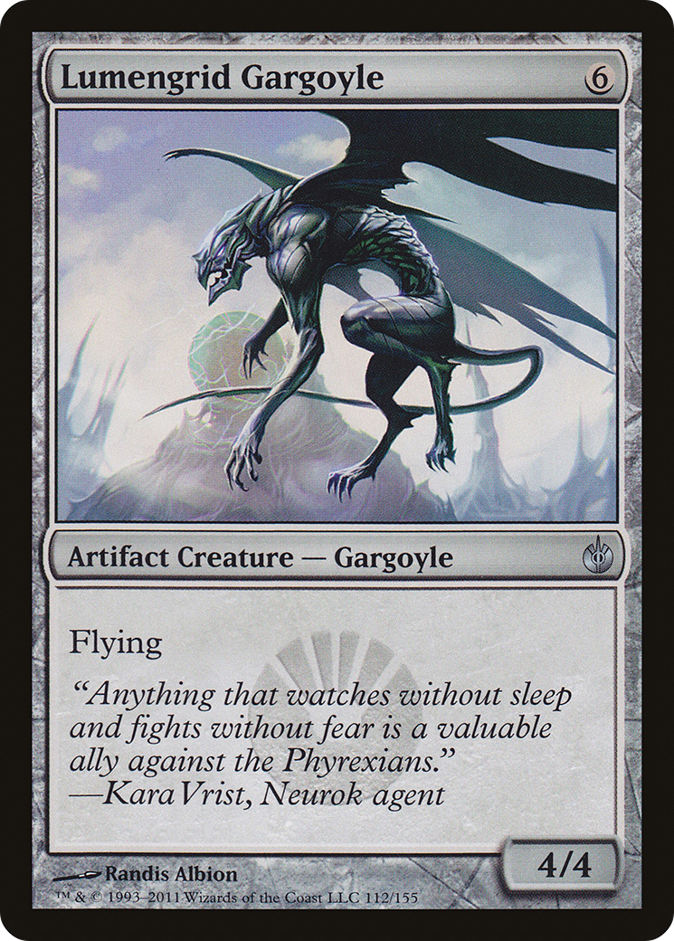 Lumengrid Gargoyle (MBS-112) - Mirrodin Besieged Foil