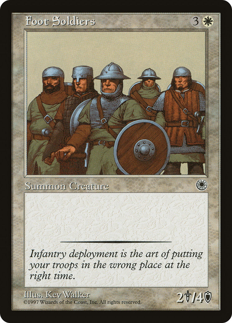Foot Soldiers (POR-16) - Portal