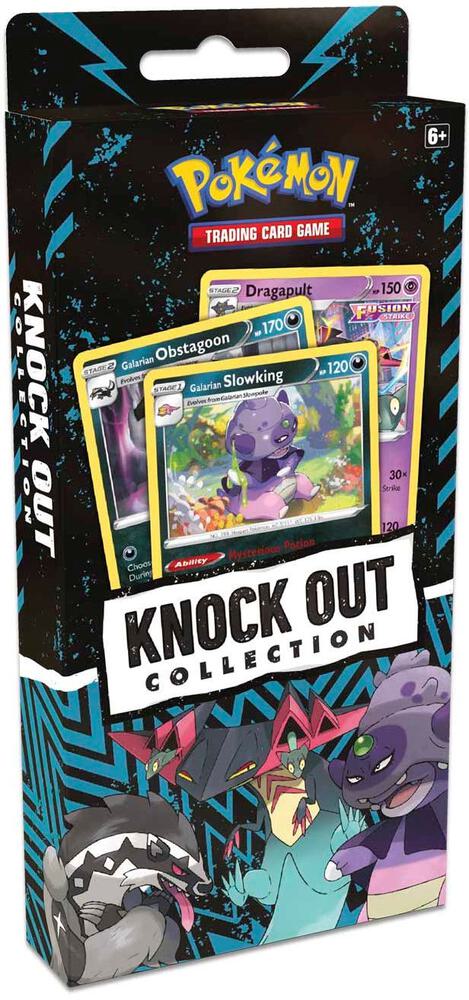 Pokemon - Knock Out Collection - Galarian Slowking, Galarian Obstagoon, and Dragapult