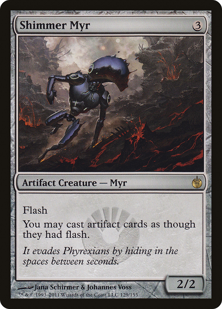 Shimmer Myr (MBS-129) - Mirrodin Besieged Foil