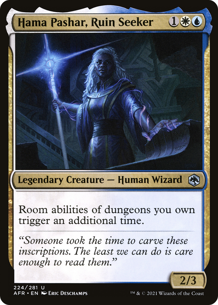 Hama Pashar, Ruin Seeker (AFR-224) - Adventures in the Forgotten Realms