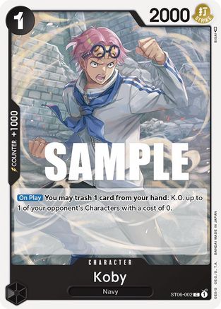 Koby (ST06-002) - Starter Deck 6: Absolute Justice