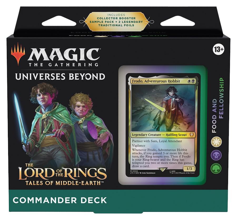 Magic the Gathering - Lord of the Rings - Food and Fellowship Commander Deck