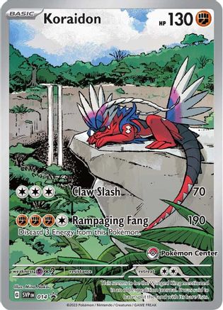 Koraidon 014 (Pokemon Center Exclusive) - Holofoil SV Scarlet & Violet Promo Cards - Promo