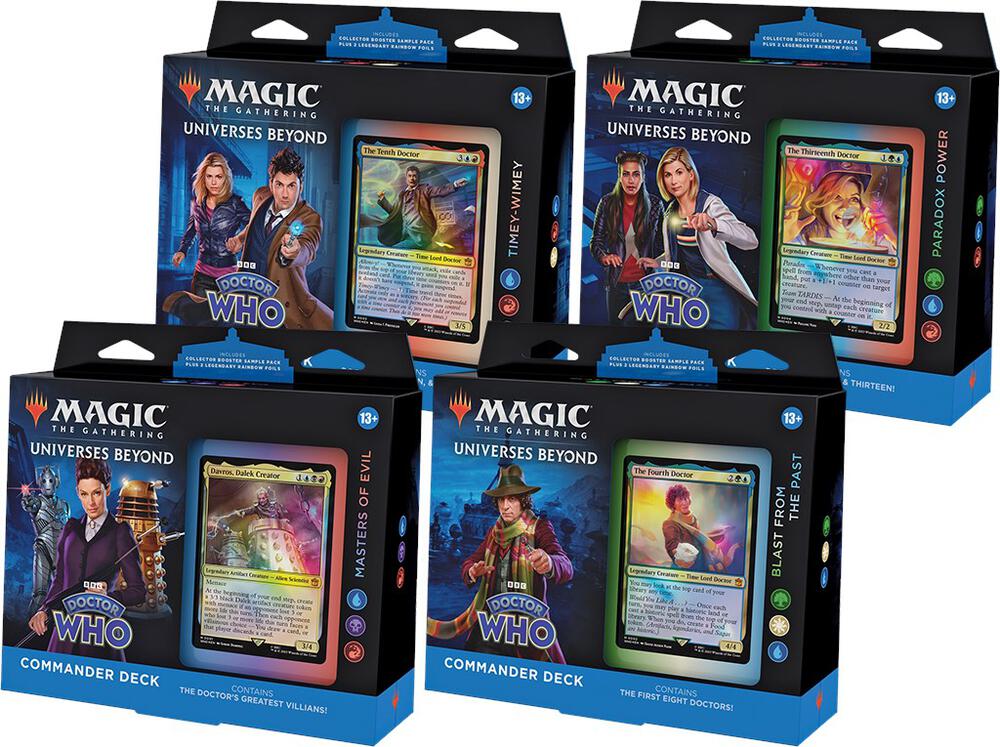 Magic the Gathering - Doctor Who - Commander Deck Set (4 Decks)