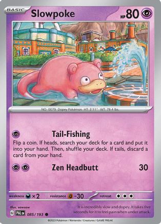 Slowpoke 085/193  SV02 Paldea Evolved - Common