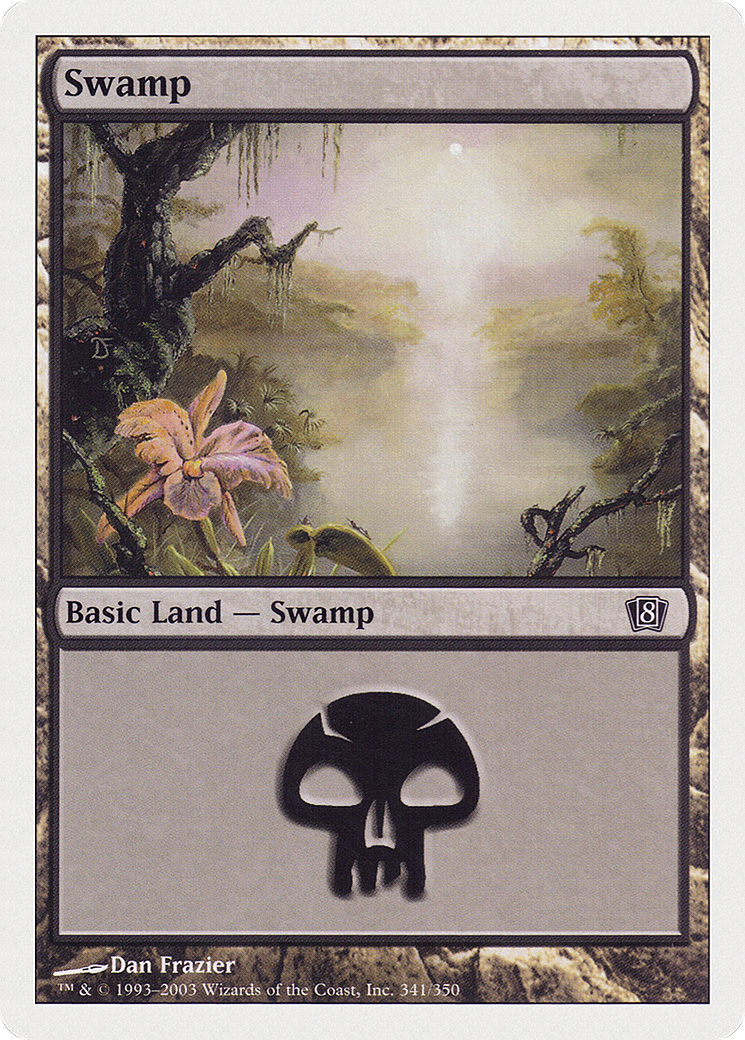 Swamp (341) (8ED-341) - 8th Edition