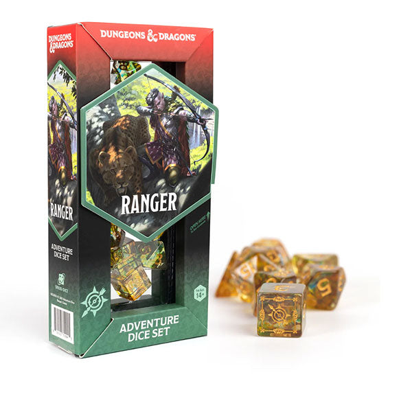 D&D Adventure Dice Set - Ranger - Green