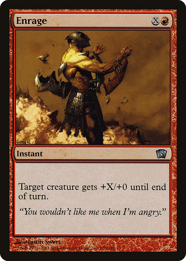 Enrage (8ED-185) - 8th Edition Foil