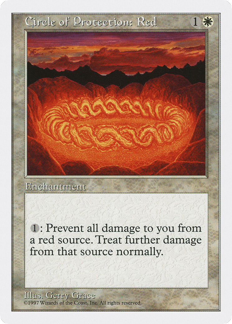 Circle of Protection: Red (5ED-20) - Fifth Edition