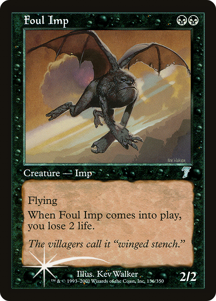 Foul Imp (7ED-136) - 7th Edition