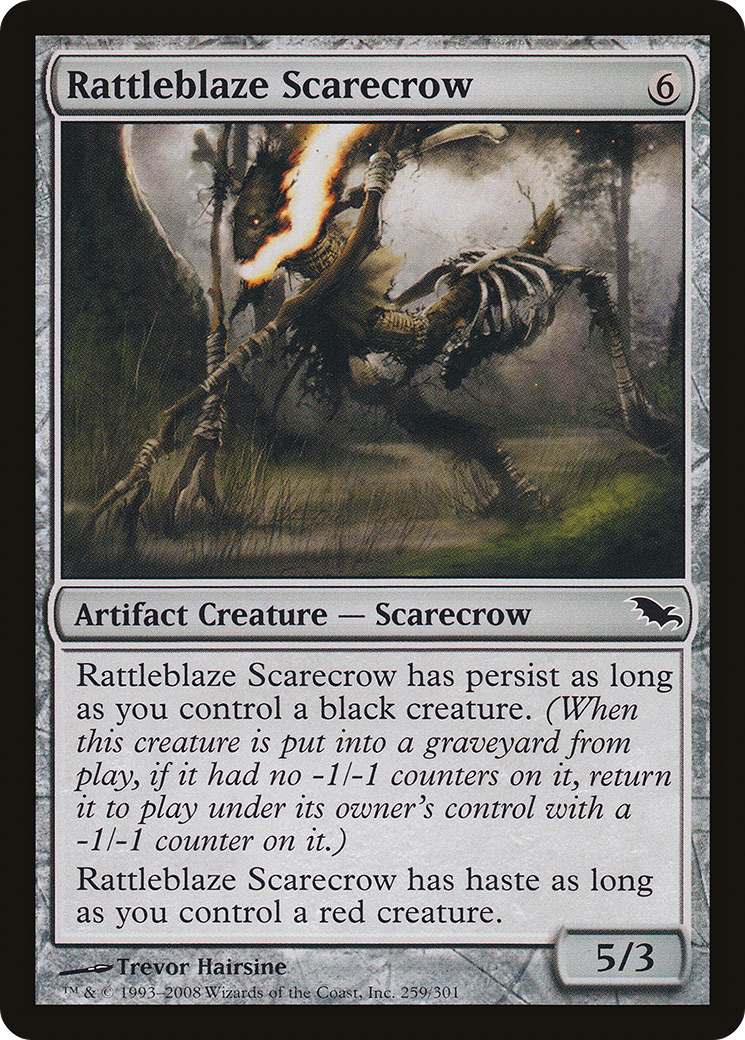 Rattleblaze Scarecrow (SHM-259) - Shadowmoor Foil