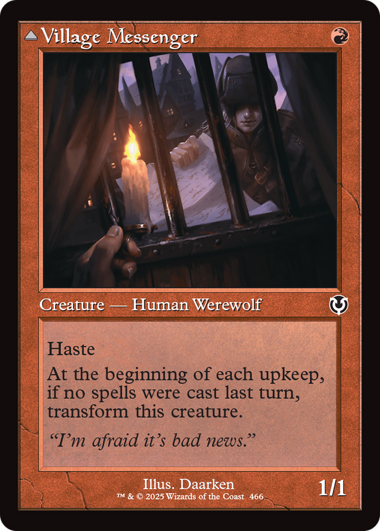 Village Messenger // Moonrise Intruder (INR-466) - Innistrad Remastered